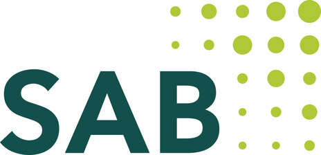 Das Bild zeigt das Logo der SAB