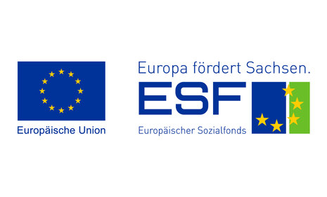 Zu sehen ist das ESF Logo