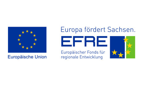 Zu sehen ist das Logo des EFRE